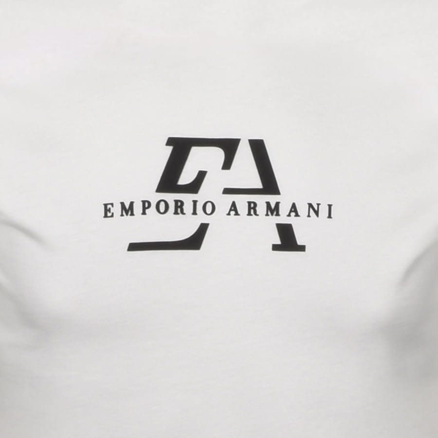 Alternative Image for ProductEmporio Armani Crew Neck Logo T Shirt White3